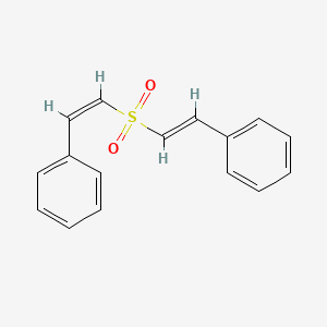 molecular formula C16H14O2S B14750706 Styryl sulfone CAS No. 4973-50-6