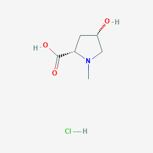 molecular formula C6H12ClNO3 B14750730 methyl 4-hydroxypyrrolidine-2-carboxylate;Methyl cis-4-Hydroxy-L-proline Hydrochloride 