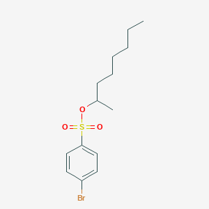 molecular formula C14H21BrO3S B14750882 Octan-2-yl 4-bromobenzene-1-sulfonate CAS No. 960-37-2