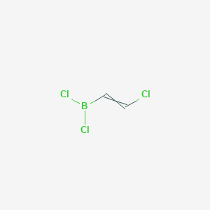 molecular formula C2H2BCl3 B14750895 Dichloro(2-chloroethenyl)borane CAS No. 5035-74-5