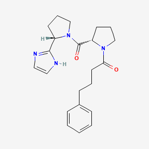 molecular formula C22H28N4O2 B14750914 PREP inhibitor-1 