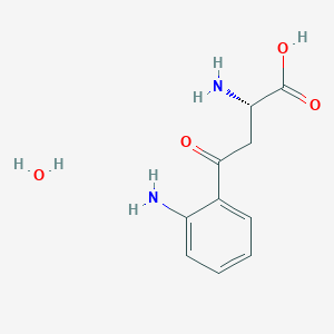 molecular formula C10H14N2O4 B14750933 L-Kynurenine hydrate 