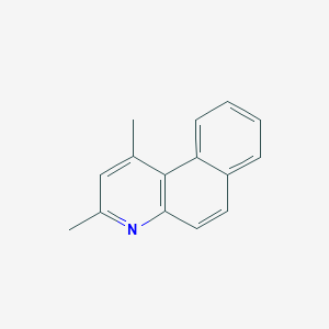 molecular formula C15H13N B14751012 1,3-Dimethylbenzo[f]quinoline CAS No. 834-98-0