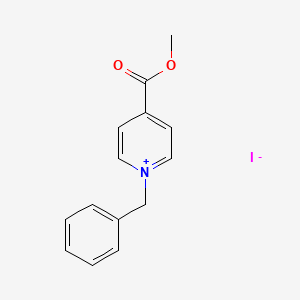 molecular formula C14H14INO2 B14751049 1-Benzyl-4-(methoxycarbonyl)pyridin-1-ium iodide CAS No. 1216-01-9