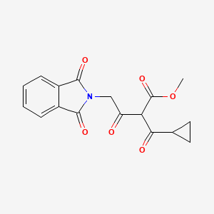 Methyl 2-(cyclopropylcarbonyl)-4-(1,3-dioxo-1,3-dihydro-2H-isoindol-2-yl)-3-oxobutanoate