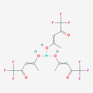 molecular formula C15H15F9O6Pr B14751076 Praesodymium trifluoroacetylacetonate 