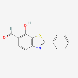 7-Hydroxy-2-phenyl-1,3-benzothiazole-6-carbaldehyde