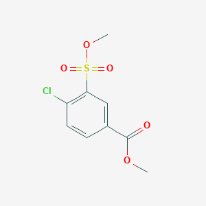 Methyl 4-chloro-3-(methoxysulfonyl)benzoate