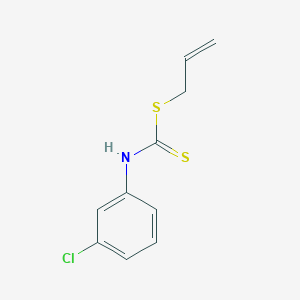 molecular formula C10H10ClNS2 B14751122 Prop-2-en-1-yl (3-chlorophenyl)carbamodithioate CAS No. 713-72-4