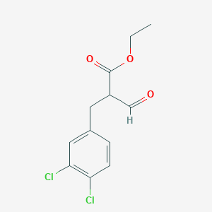 Ethyl 2-(3,4-dichlorobenzyl)-3-oxopropanoate