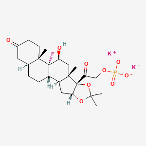 molecular formula C24H34FK2O9P B14751130 Drocinonide phosphate potassium CAS No. 2260-24-4
