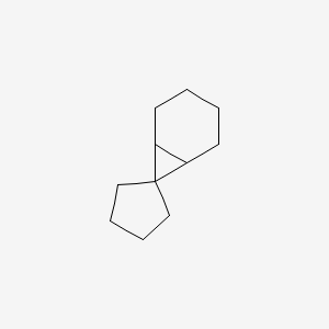 molecular formula C11H18 B14751173 Spiro[bicyclo[4.1.0]heptane-7,1'-cyclopentane] CAS No. 180-42-7