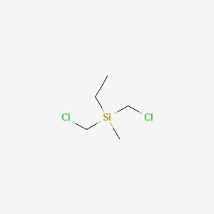 molecular formula C5H12Cl2Si B14751201 Bis(chloromethyl)(ethyl)methylsilane CAS No. 2917-45-5