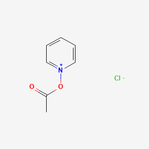 molecular formula C7H8ClNO2 B14751207 1-(Acetyloxy)pyridin-1-ium chloride CAS No. 1532-18-9