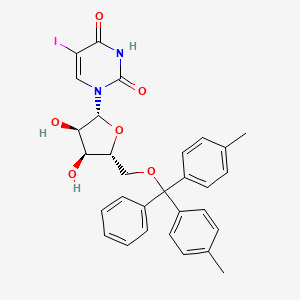 molecular formula C30H29IN2O6 B14751213 5'-O-(4,4'-DiMethyltrityl)-5-iodouridine 