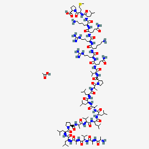 molecular formula C131H234N36O31S B14751225 SN50 acetate 