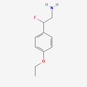 2-(4-Ethoxyphenyl)-2-fluoroethan-1-amine