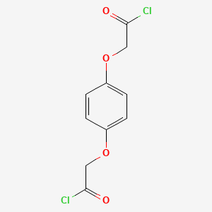 molecular formula C10H8Cl2O4 B14751235 Acetyl chloride, 2,2'-[1,4-phenylenebis(oxy)]bis- CAS No. 1889-01-6