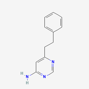 6-(2-Phenylethyl)pyrimidin-4-amine