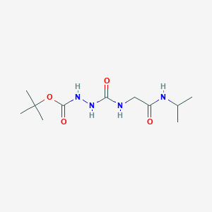 tert-Butyl 2-({[2-(isopropylamino)-2-oxoethyl]amino}carbonyl)-1-hydrazinecarboxylate