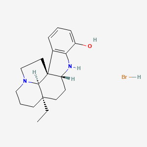 molecular formula C19H27BrN2O B14751277 Aspidosine hydrobromide 