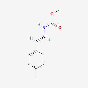 molecular formula C11H13NO2 B14751294 methyl N-[2-(4-methylphenyl)ethenyl]carbamate 
