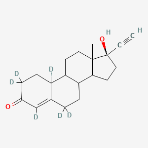 molecular formula C20H26O2 B14751298 Norethindrone-2,2,4,6,6,10-d6 