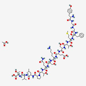 molecular formula C79H124N18O28S B14751333 alpha-Endorphin acetate 