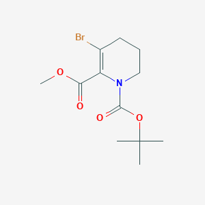 1-(tert-Butyl) 2-methyl 3-bromo-5,6-dihydro-1,2(4H)-pyridinedicarboxylate