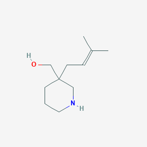 [3-(3-Methyl-2-butenyl)-3-piperidinyl]methanol