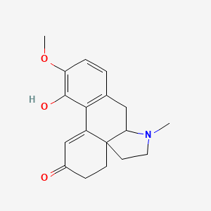 molecular formula C18H21NO3 B14751350 Metathebainon CAS No. 510-66-7