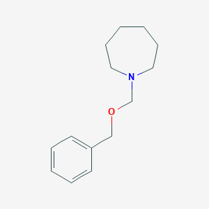 molecular formula C14H21NO B14751401 1-[(Benzyloxy)methyl]azepane CAS No. 953-19-5