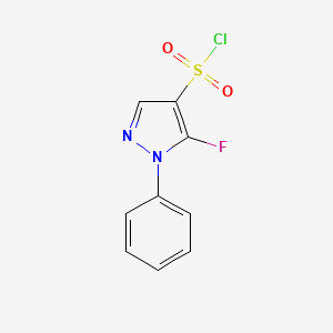 5-fluoro-1-phenyl-1H-pyrazole-4-sulfonyl chloride