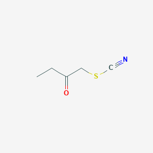molecular formula C5H7NOS B14751420 2-Oxobutyl thiocyanate CAS No. 3028-74-8