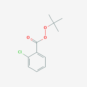 molecular formula C11H13ClO3 B14751426 tert-Butyl 2-chlorobenzene-1-carboperoxoate CAS No. 2123-90-2