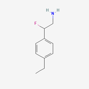 2-(4-Ethylphenyl)-2-fluoroethan-1-amine