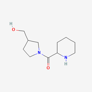 [1-(Piperidine-2-carbonyl)pyrrolidin-3-yl]methanol