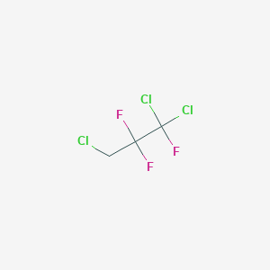 molecular formula C3H2Cl3F3 B14751473 1,1,3-Trichloro-1,2,2-trifluoropropane CAS No. 421-99-8