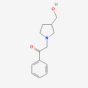 2-[3-(Hydroxymethyl)pyrrolidin-1-yl]-1-phenylethan-1-one