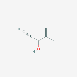 molecular formula C6H8O B14751495 2-Methylpent-1-en-4-yn-3-ol CAS No. 1572-63-0