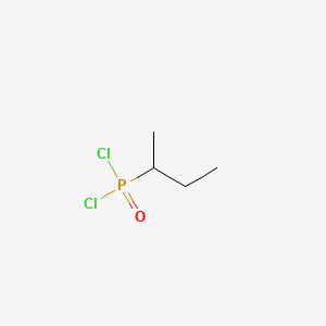molecular formula C4H9Cl2OP B14751512 Butan-2-ylphosphonic dichloride CAS No. 4707-94-2