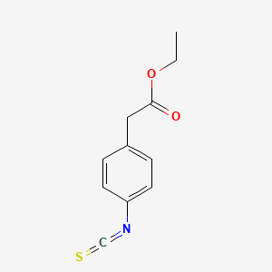 molecular formula C11H11NO2S B14751569 Ethyl 2-(4-isothiocyanatophenyl)acetate 