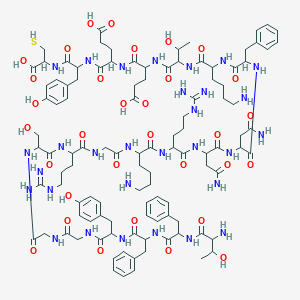 molecular formula C107H154N30O32S B14751642 Tffyggsrgkrnnfkteeyc 