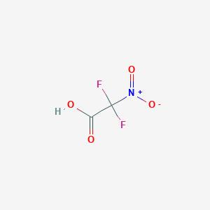 molecular formula C2HF2NO4 B14751690 Difluoro(nitro)acetic acid CAS No. 426-03-9