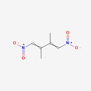 molecular formula C6H8N2O4 B14751697 2,3-Dimethyl-1,4-dinitrobuta-1,3-diene CAS No. 922-34-9