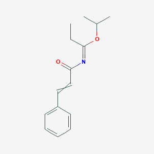 molecular formula C15H19NO2 B14751714 Propan-2-yl (1E)-N-(3-phenylacryloyl)propanimidate CAS No. 730-30-3