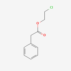 molecular formula C10H11ClO2 B14751738 Acetic acid, phenyl-, 2-chloroethyl ester CAS No. 943-59-9