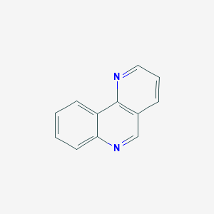 molecular formula C12H8N2 B14751772 Benzo[h][1,6]naphthyridine CAS No. 230-51-3