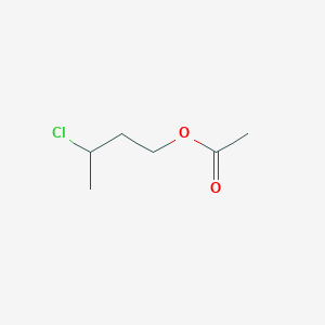 molecular formula C6H11ClO2 B14751840 Acetic acid, 3-chlorobutyl ester CAS No. 2203-36-3