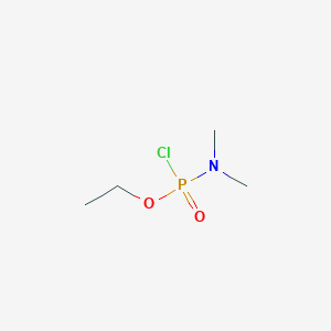 molecular formula C4H11ClNO2P B14751882 Phosphoramidochloridic acid, dimethyl-, ethyl ester CAS No. 2510-93-2